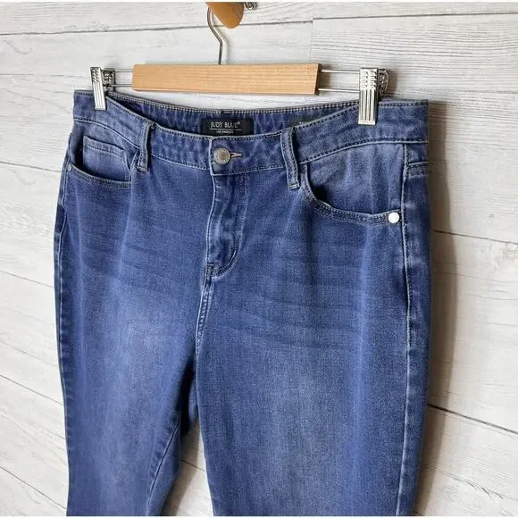 Judy Blue Jeans Womens Size 15/32 Blue Skinny Fit Medium Wash Stretch Denim - Picture 12 of 16